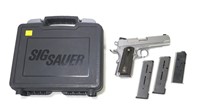 SIG Sauer Model 1911 Stainless .45 auto, 4"