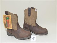 Pair of Laredo Western Boots - Prowler Style Dark