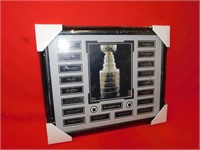 Sealed Stanley Cup plaque