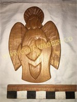 Beautiful handcarved circle of love angel