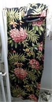 SET OF 2-PANEL FLORAL CURTAINS