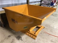 Wright self dumping hopper, steel box, brand new