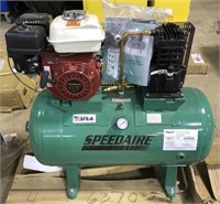 Speedaire 40 gallon gas air compressor, Honda