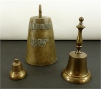 3 Brass Bells