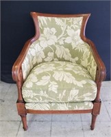 Tommy Bahama Scroll Arm Chair with Cane Sides