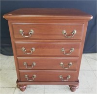 Cherry 4 drawer stand. Excellent condition 23x19