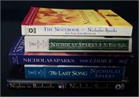 Nicholas Sparks books all for one bid.  All