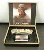 John Wayne Jackknife with Lighter in Original Box