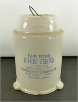 * Red Wing Feeder with Cover - Two Chips on the