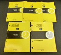 Five John Deere Manuals - Various Machines,