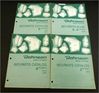 Four 1973 Johnson Sea-Horse Brochures - Different