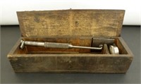 Vintage Cylinder Gauge w/ Original Wood Box