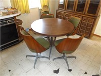 Brody Table and Bentwood Barrell Chairs