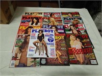 (13) Playboy Magazines- 2009 & 2010