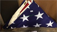 Best brand 100%  cotton bunting US flag , made in