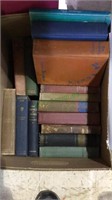 Box lot of vintage books, set of 5 still wrapped