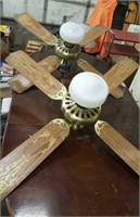 (2) Lighted Ceiling  Fans- Matching