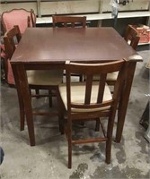 Pub Height kitchen table & (4) matching  chairs