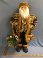 Father Christmas beautifully decorated with artifi