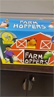 Farm Hopper kids toy - white cow