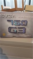 EVGA supernova gold power supply 750 G3