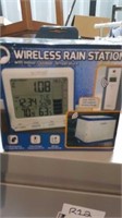 Wireless rain station
