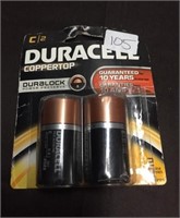 NEW BATTERIES PACK DURACELL C