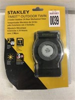 STANLEY 2-OUTLET MECHANICAL TIMER