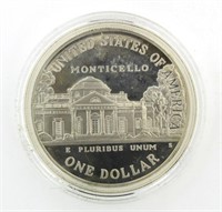 1993 US Mint Thomas Jefferson Silver Dollar
