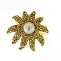 Elegant Pearl Designer Ring