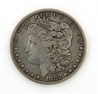 1882-P Morgan Silver Dollar