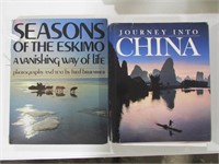 2 BOOKS - CHINA & SEASONS OF THE ESKIMO