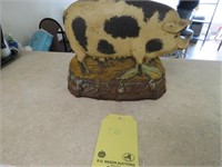 CAST IRON PIG DOOR STOP