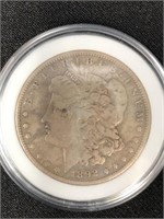 1892 O Morgan Silver Dollar