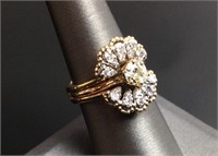 Vintage 14kt Gold Diamond Ring 5.3dwt