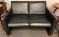 Love seat, leather