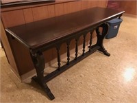 Mahogany Trestle table
