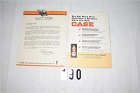 J.I. Case Company Letterhead and J.I. Case Buyers