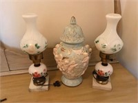Decorative Lamps and Jar