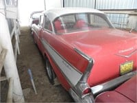 1957 CHEVY BELAIR 2D WITH TITLE