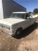 1970 FORD PICKUP BILL OF SALE ONLY
