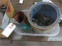 TUB OF NAILS AND OTHER