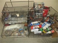 WIRE BASKETS AND CONTENTS