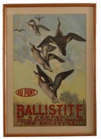 1913 DuPont Ballistite Smokeless Powder Poster