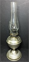 Silver Plated Kerosene Lamp