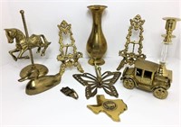 Brass Decorative Items-Lot of 10