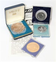 Selection of Apollo Landing Medals