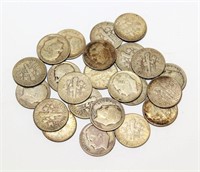 1946-1964 Silver Roosevelt Dimes (lot of 23)