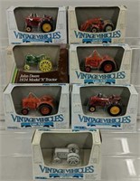 7x- Vintage Vehicle Tractor Assortment 1/43