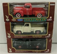 3x- Ford 1953 F100 Pickup's by Road Legends 1/18